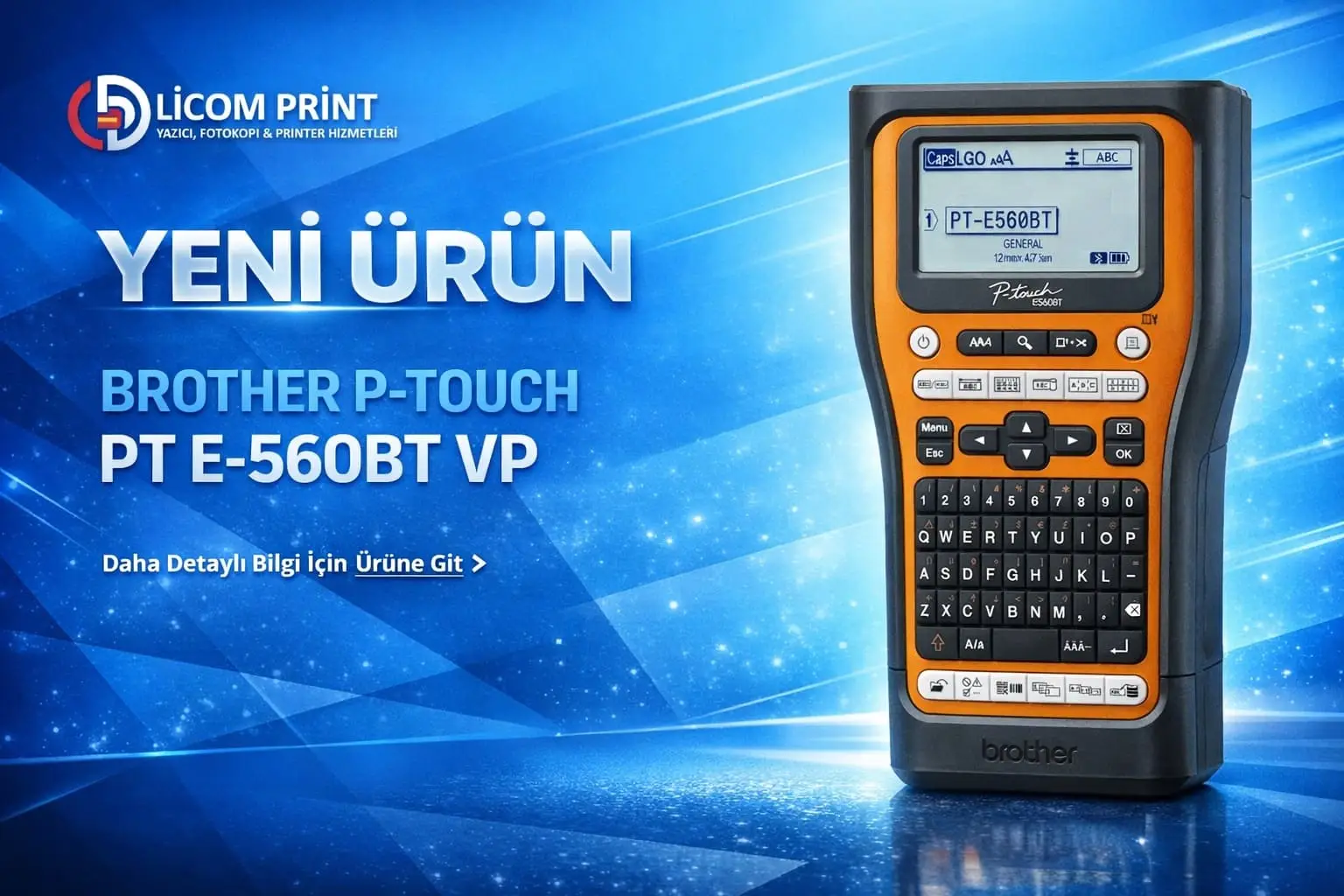 Brother P-touch  E 560BT Etiket Makinesi