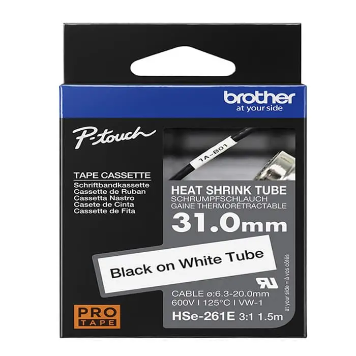 brother-p-touch-hse-261e-31mm-isi-ile-daralan-makaron-beyaz-uzeri-siyah-etiket